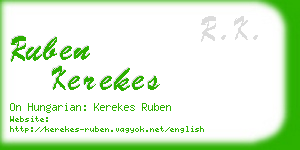 ruben kerekes business card